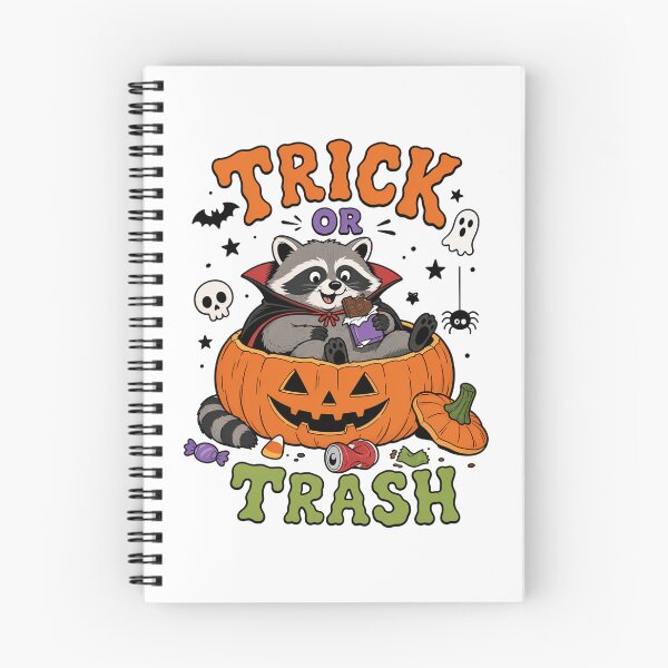 Item preview, Trick Or Trash Vampire Raccoon Halloween designed and sold by NSB-Design.