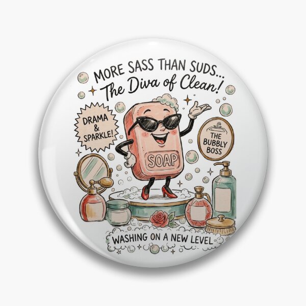 Item preview, Glam Soap Diva – More Sass Than Suds designed and sold by Mindful56.