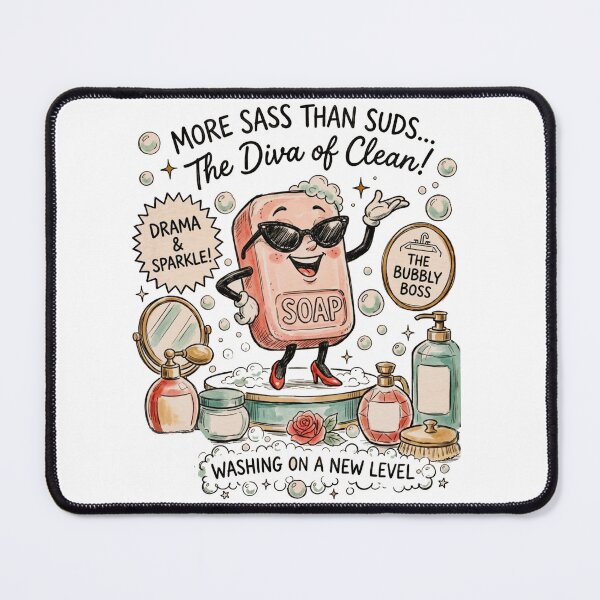 Item preview, Glam Soap Diva – More Sass Than Suds designed and sold by Mindful56.