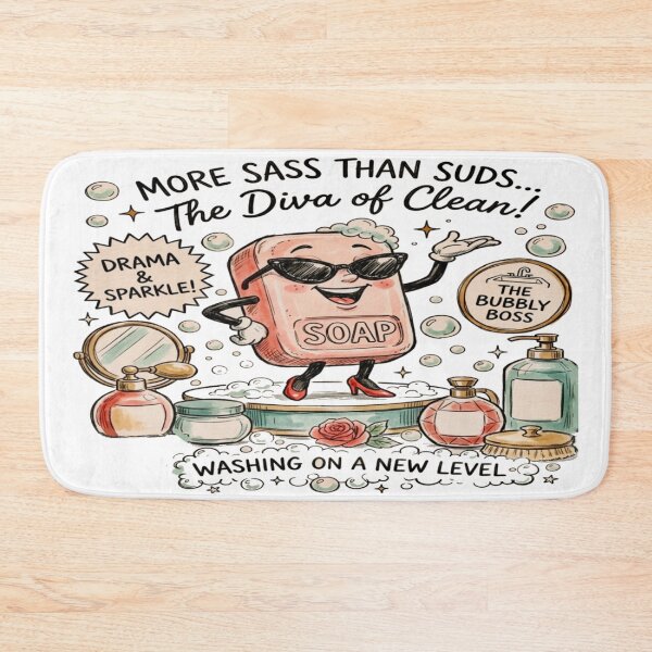 Item preview, Glam Soap Diva – More Sass Than Suds designed and sold by Mindful56.