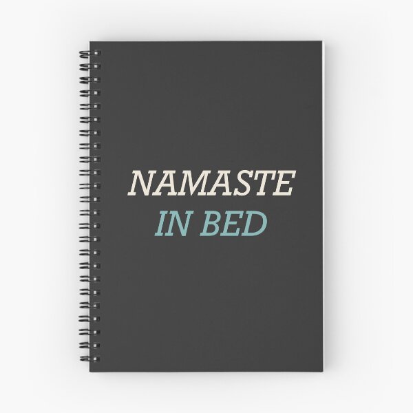 Item preview, Namaste In Bed - Funny Yoga designed and sold by RetroThreadWorks.