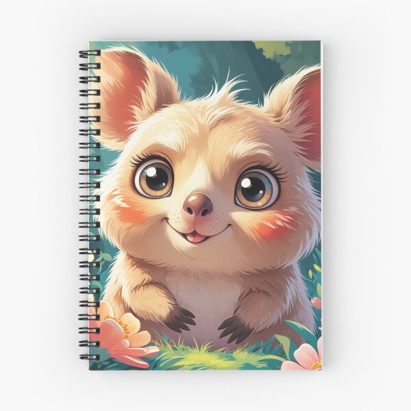 Item preview, Cute Kawaii Bashful Quokka in Flower Garden designed and sold by Uniquely Yours.