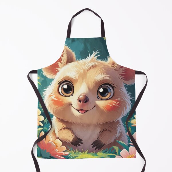 Item preview, Cute Kawaii Bashful Quokka in Flower Garden designed and sold by Uniquely Yours.