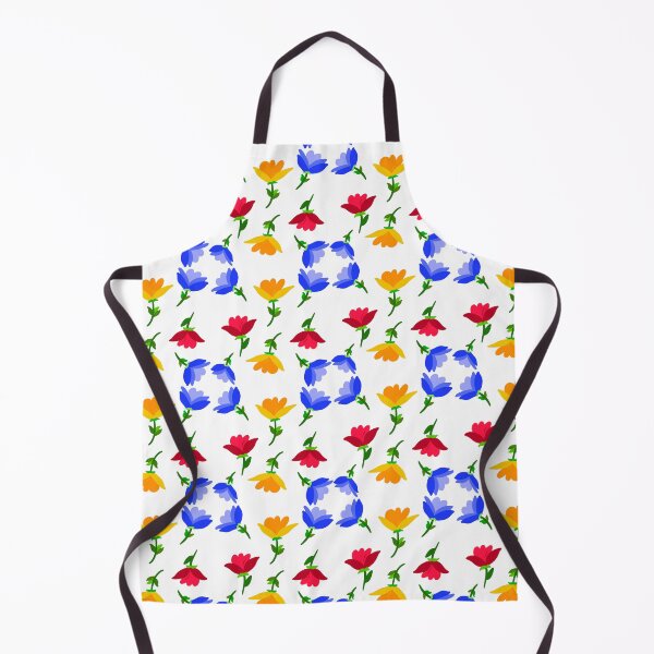 Item preview, Colorful Hand Drawn Folk Floral Seamless Pattern with Cute Wildflowers on White Background, Scandinavian Botanical Vector Background designed and sold by AjjimaJKM.