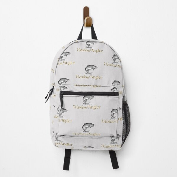 Item preview, Weekend Angler Monochrome Fish Jump Design designed and sold by All About DigiCraft by Fedelina.