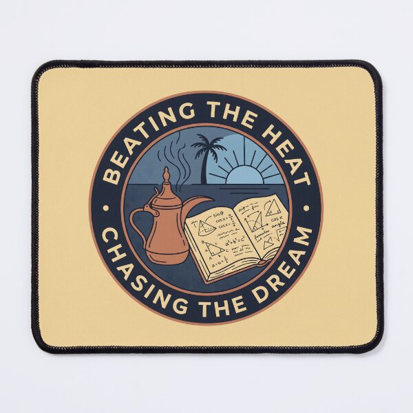 Item preview, Mathematics Geometry Beating The Heat Chasing The Dream Arabic Coffee Pot designed and sold by SplashTastic.
