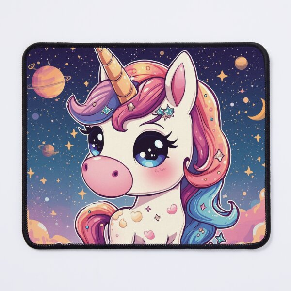 Item preview, Cute Kawaii Cosmic Space Unicorn Art designed and sold by Uniquely Yours.