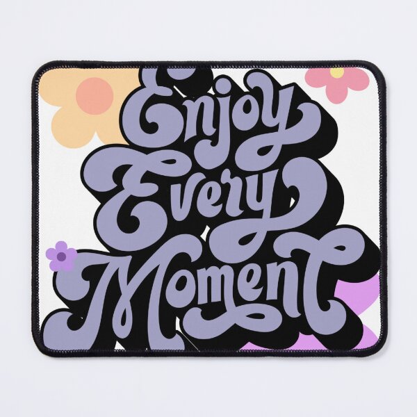 Item preview, Enjoy Every Moment Groovy Flower Power designed and sold by WonderlandAlley.
