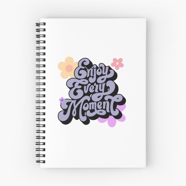 Item preview, Enjoy Every Moment Groovy Flower Power designed and sold by WonderlandAlley.