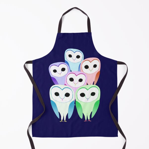 Item preview, Six Barn Owls designed and sold by TamaAnimalArt.