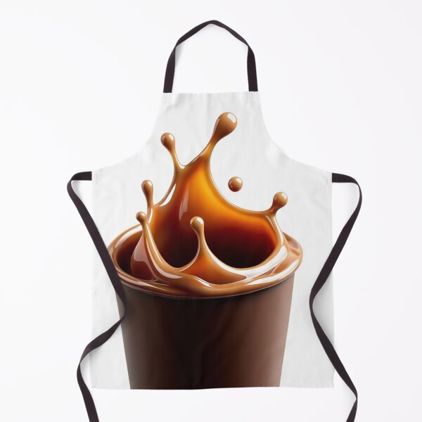 Item preview, Coffee Lover Paint Splash Abstract Art designed and sold by Xenovita.
