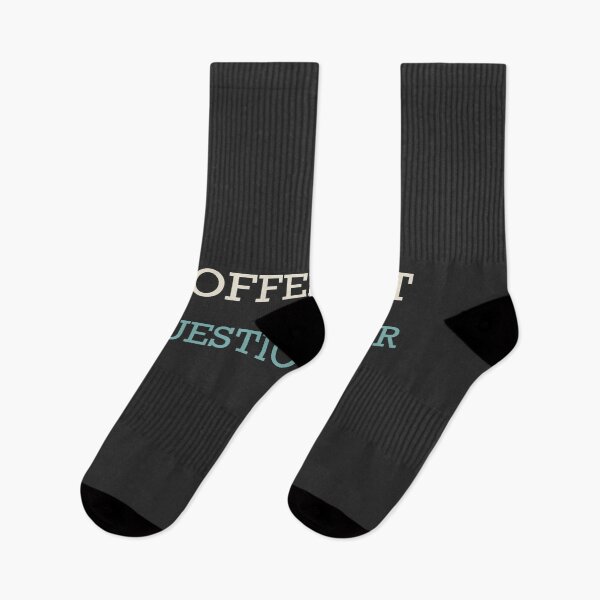 Item preview, Coffee First Questions Later - Funny Coffee designed and sold by RetroThreadWorks.