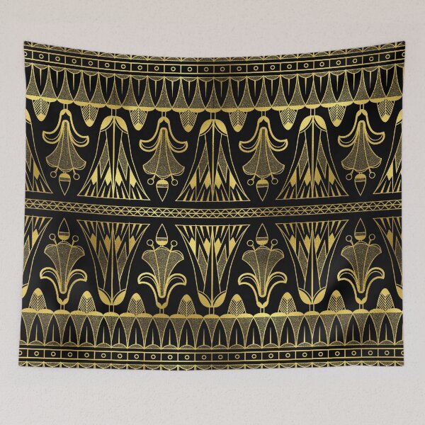 Item preview, Glamorous Gold-Hues And Black Art Deco Pattern designed and sold by DEC02.