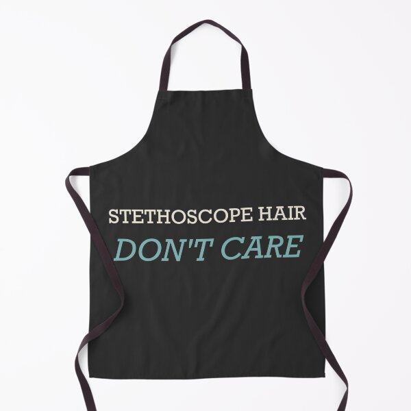 Item preview, Stethoscope Hair Don't Care - Funny Nurse designed and sold by RetroThreadWorks.
