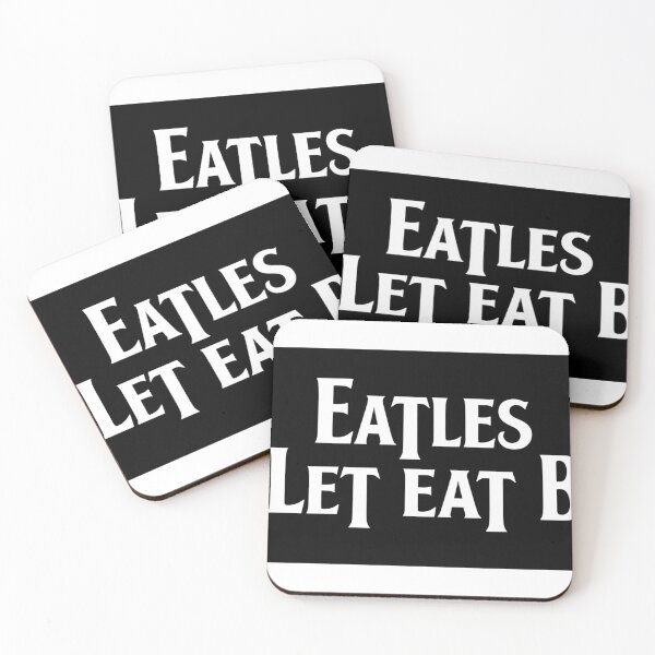 Item preview, eatles let eat b funny food band parody typography designed and sold by lifrary365.