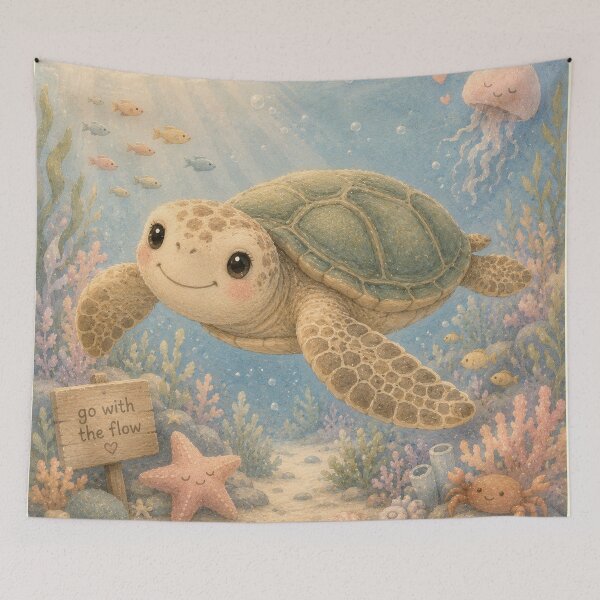 Item preview, Cozy sea turtle designed and sold by Wolf-Essentials.