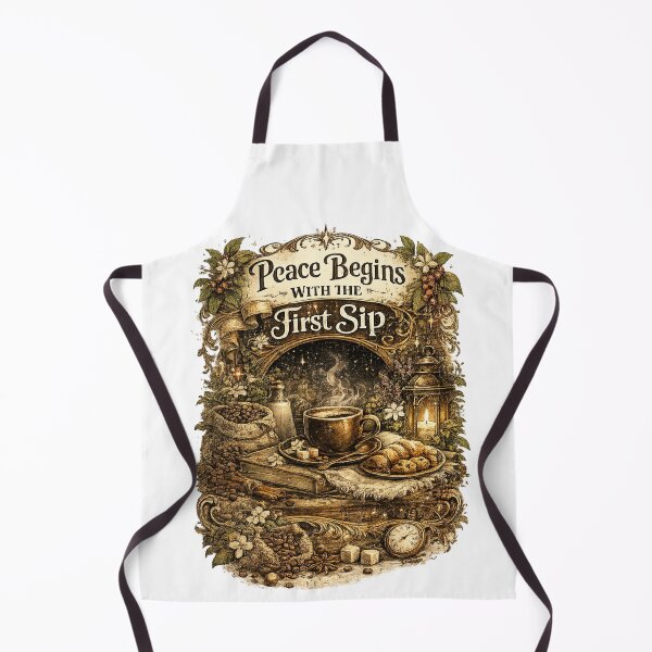 Item preview, Peace Begins With the First Sip designed and sold by KADHomes.