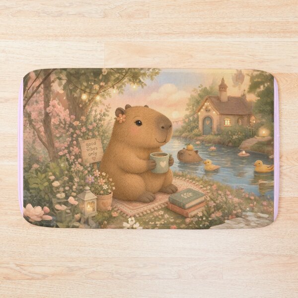 Item preview, Cozy capibara designed and sold by Wolf-Essentials.