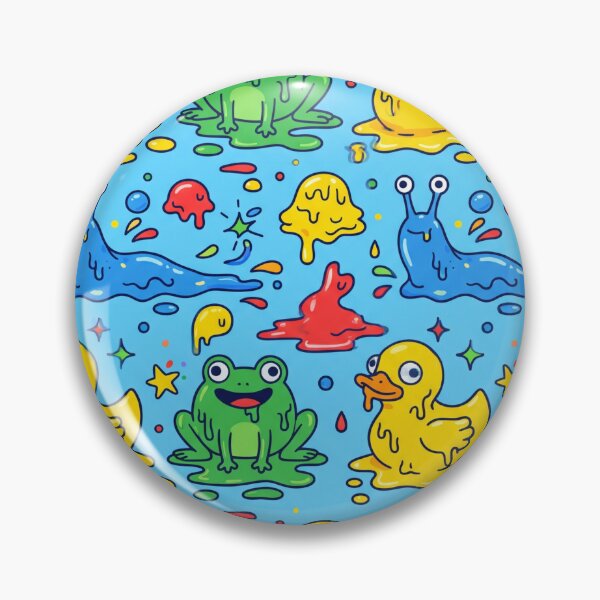 Item preview, Cute Duck Frog Slug Pattern designed and sold by Illustration Rk.