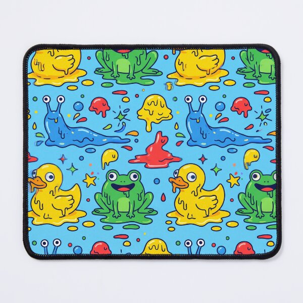 Item preview, Cute Duck Frog Slug Pattern designed and sold by Illustration Rk.