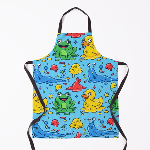 Item preview, Cute Duck Frog Slug Pattern designed and sold by Illustration Rk.