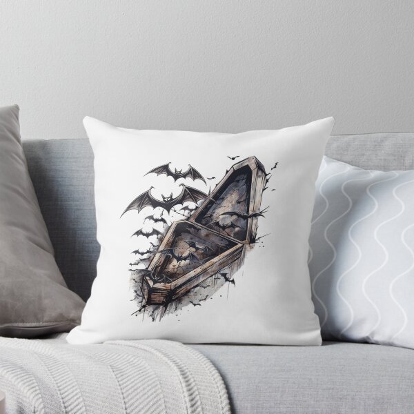 Item preview, Bat coffin | Bat | Cute Gothic Wildlife Art designed and sold by Mandayartstudio.