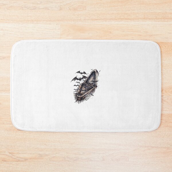 Item preview, Bat coffin | Bat | Cute Gothic Wildlife Art designed and sold by Mandayartstudio.