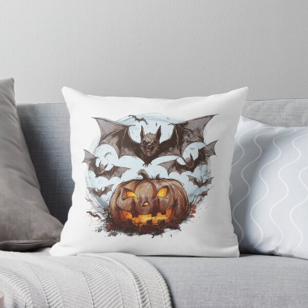 Item preview, Bat Pumpkin | Bat | Cute Gothic Wildlife Art designed and sold by Mandayartstudio.