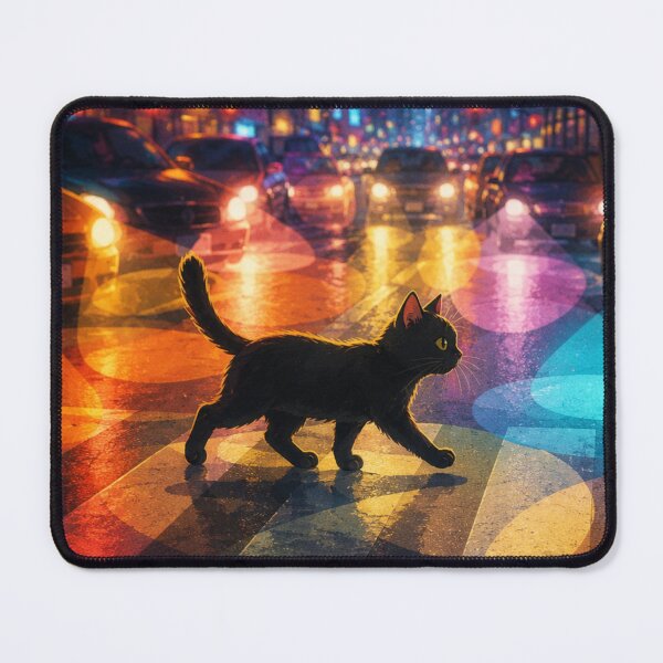 Item preview, Stray Alley Cat Crossing the Road designed and sold by Mindworx21.