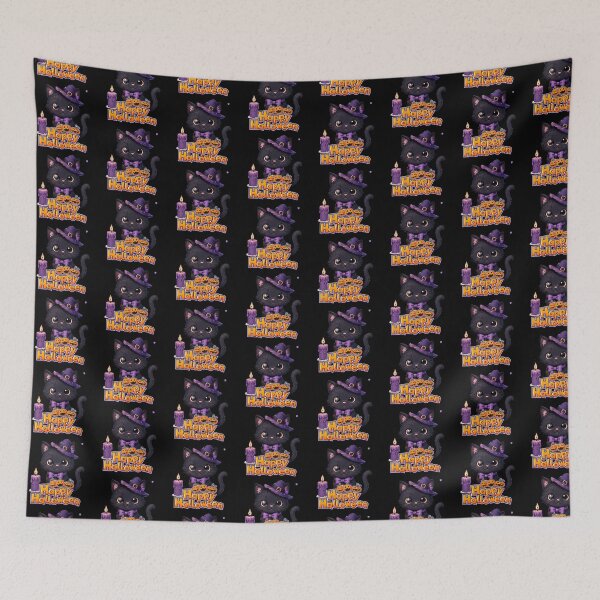 Item preview, Cute Happy Halloween Black Cat Witch designed and sold by Soluna Studio.
