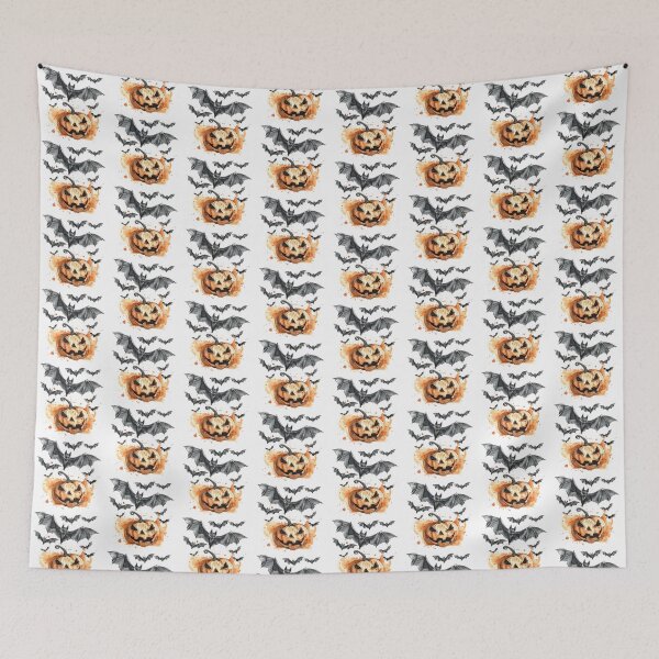 Item preview, Bat Pumpkin | Bat | Cute Gothic Wildlife Art designed and sold by Mandayartstudio.