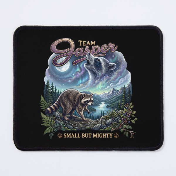 Item preview, Jimothy Team Jasper Raccoon Small But Mighty Nature Vintage Wildlife. designed and sold by HorrorInkStudio.
