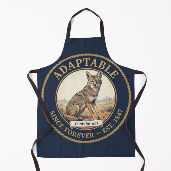 Item preview, Adaptable Since Forever Coyote Club Humor Badge designed and sold by CalmCapy Co.
