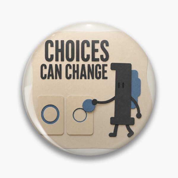 Item preview, Choices Can Change | Permission to Rethink Character Art designed and sold by Unhurried Turn Studio.