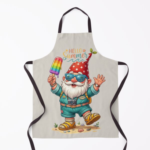 Item preview, Hello Summer Gnome – Popsicle Cartoon Tee designed and sold by Artify24.