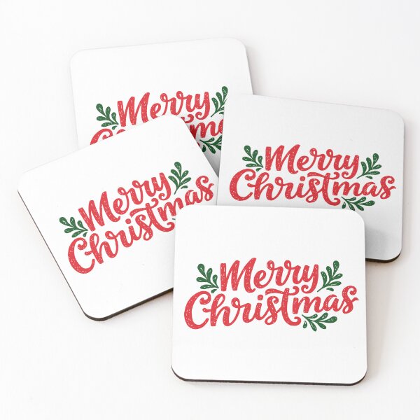 Item preview, Merry Christmas Hand Lettered Typography with Holly designed and sold by Ramona-Gliga.