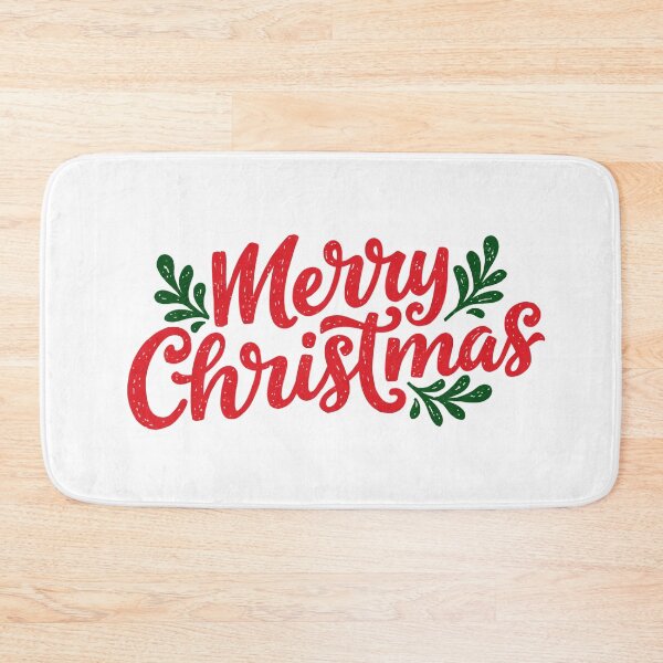 Item preview, Merry Christmas Hand Lettered Typography with Holly designed and sold by Ramona-Gliga.