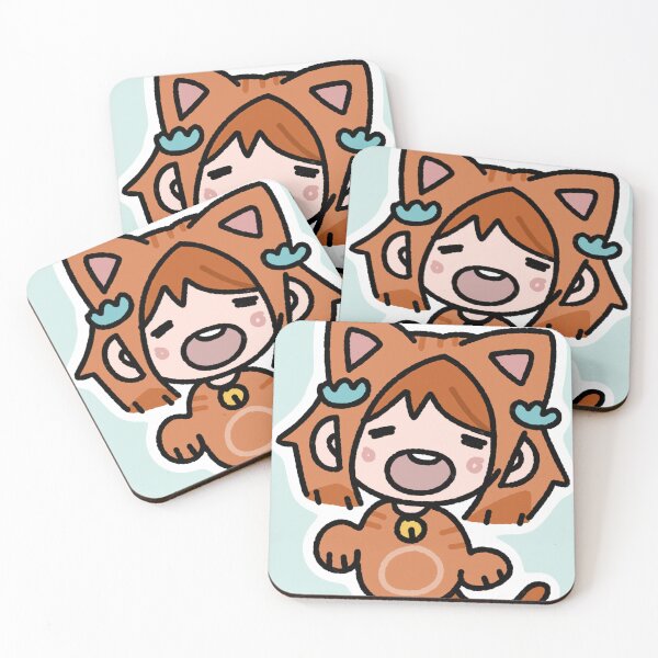 Item preview, Orange NEKO GIRL designed and sold by CrimsonBirdCo.