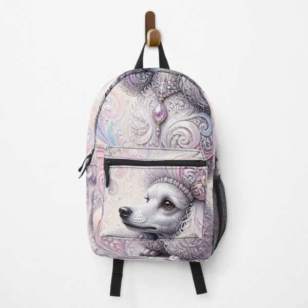 Item preview, Elegant Swirl Silver Poodle designed and sold by Wags & Tails.