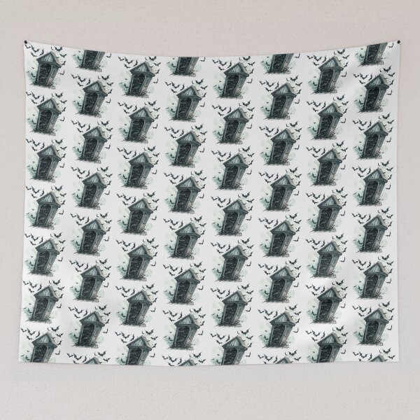 Item preview, Bat Coffin | Bat | Cute Gothic Wildlife Art designed and sold by Mandayartstudio.