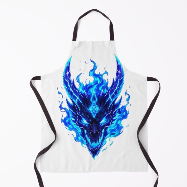Item preview, Azure Inferno Demon Skull designed and sold by ZenOtaku Lab.
