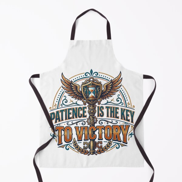 Item preview, Patience Is The Key To Victory Vintage Winged Key Art designed and sold by rich-moda.