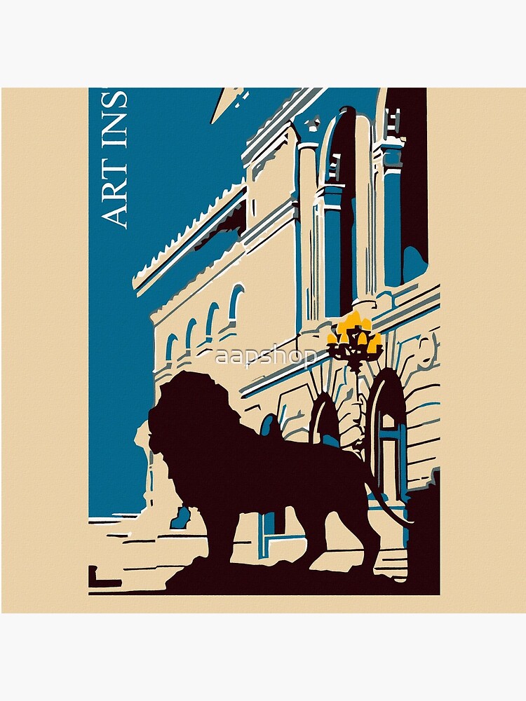 Art institute Chicago retro by aapshop