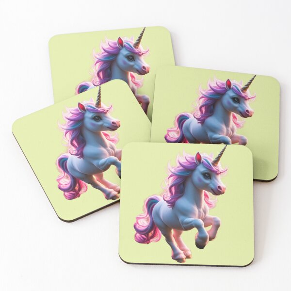 Item preview, Cute Kawaii Prancing Unicorn designed and sold by Uniquely Yours.