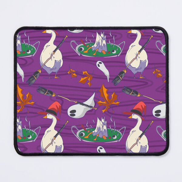 Item preview, Witch Duck and Magic Cauldron Halloween Seamless Pattern designed and sold by zanaxxer.