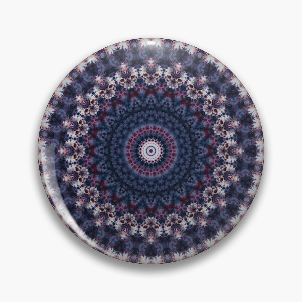 Item preview, Dark Skull Mandala Kaleidoscope Gothic Sacred Geometry Psychedelic Pattern designed and sold by cr6zym1nd.