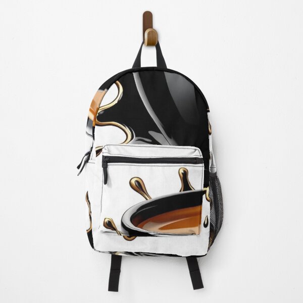 Item preview, Espresso Black Gold Paint Splash Minimalist designed and sold by Xenovita.