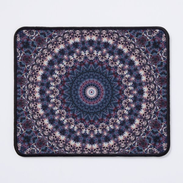 Item preview, Dark Skull Mandala Kaleidoscope Gothic Sacred Geometry Psychedelic Pattern designed and sold by cr6zym1nd.