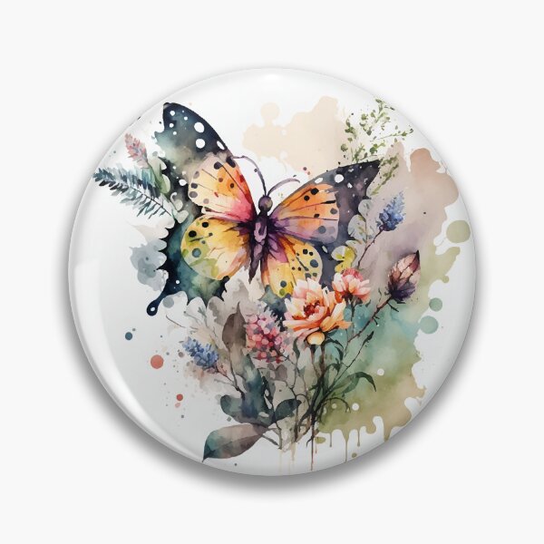 Item preview, Colorful Sunset Butterfly and Wildflower Meadow  designed and sold by VibeShift Studio.