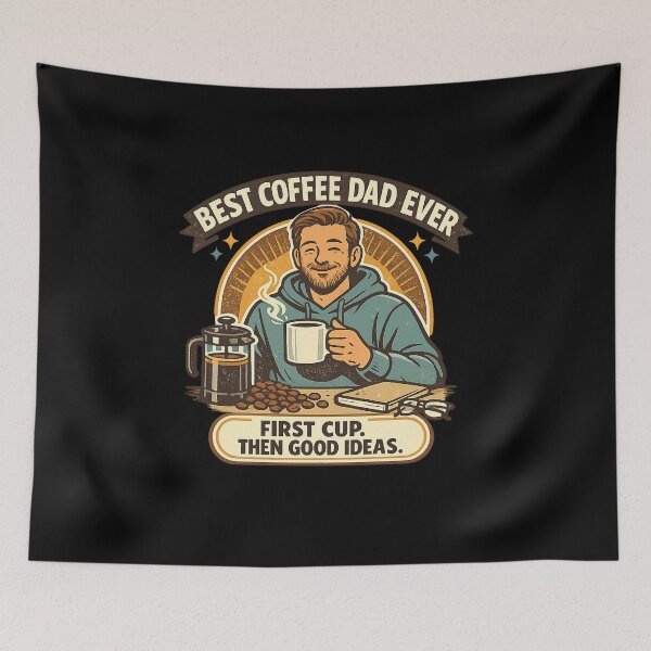 Item preview, Best Coffee Dad Ever – First Cup Then Good Ideas designed and sold by Concrete Coffee Studio.